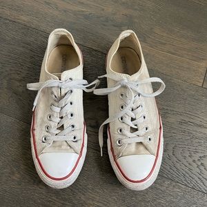 Converse All Star White Classic Low Top Sneakers